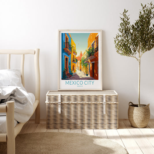 Mexico City travel poster – view 2