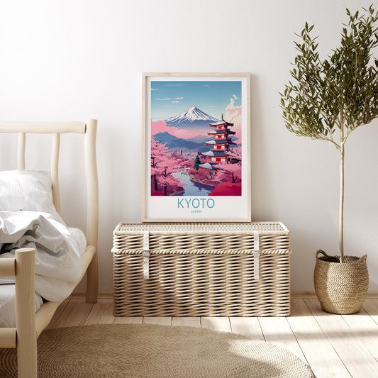 Kyoto travel poster – view 2