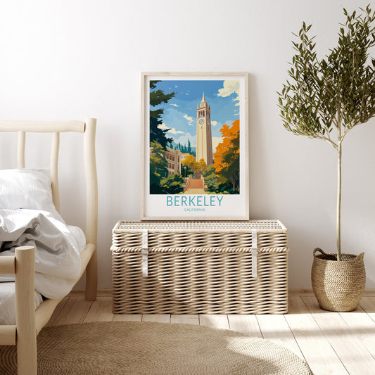Berkeley University travel poster – view 2