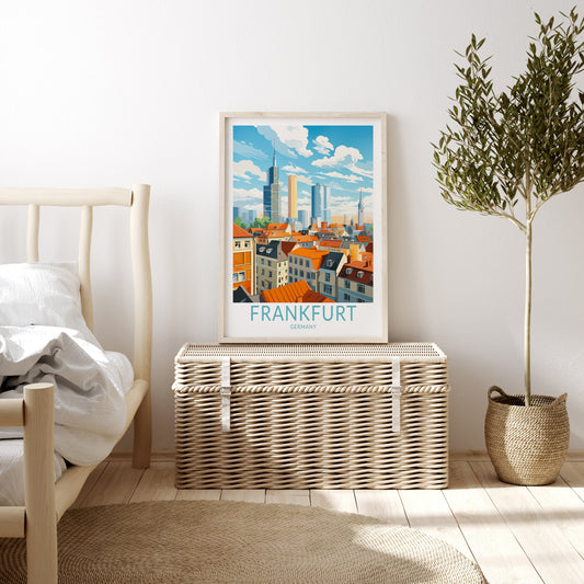 Frankfurt travel poster – view 2