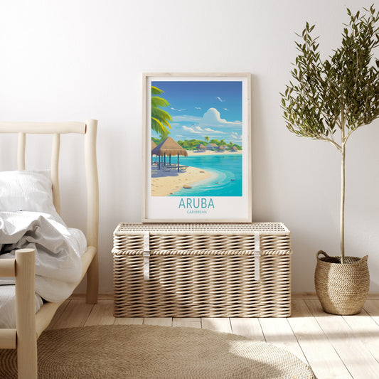 Aruba travel poster – view 2