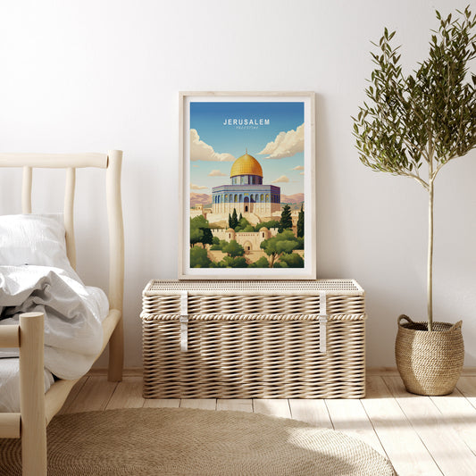 Jerusalem travel poster – view 2
