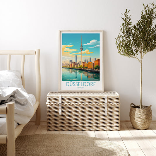 Düsseldorf travel poster – view 2