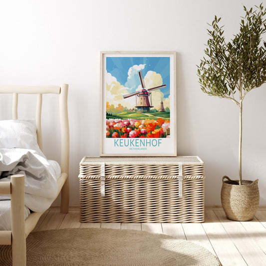 Keukenhof travel poster – view 2