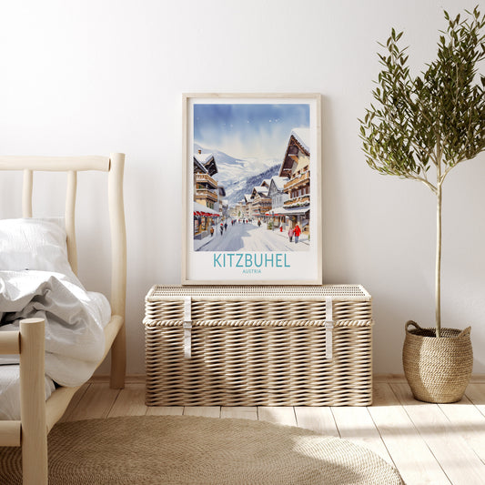 Kitzbuhel travel poster – view 2