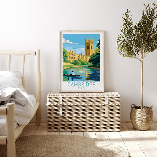 Cambridge travel poster – view 2