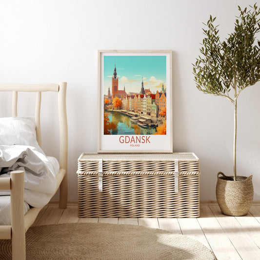 Gdansk travel poster – view 2
