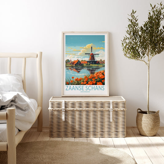 Zaanse Schans travel poster – view 2