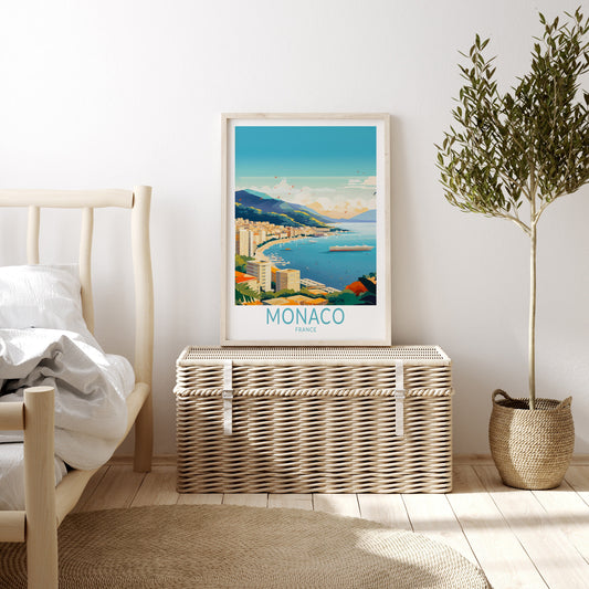 Monaco travel poster – view 2