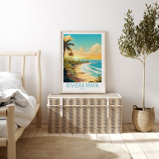 Riviera Maya travel poster – view 2