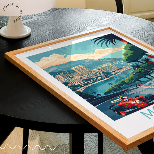 Monaco travel poster – view 2