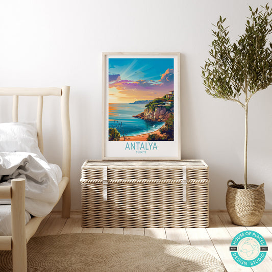 Antalya travel poster – view 2