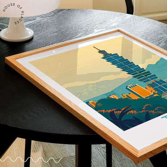 Taipei travel poster – view 2