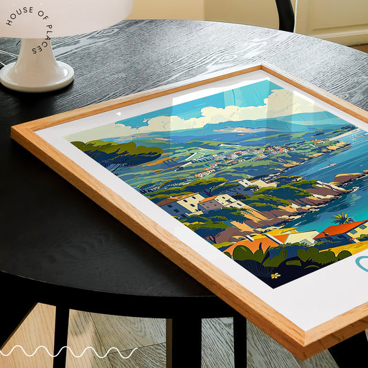 Corfu travel poster – view 2