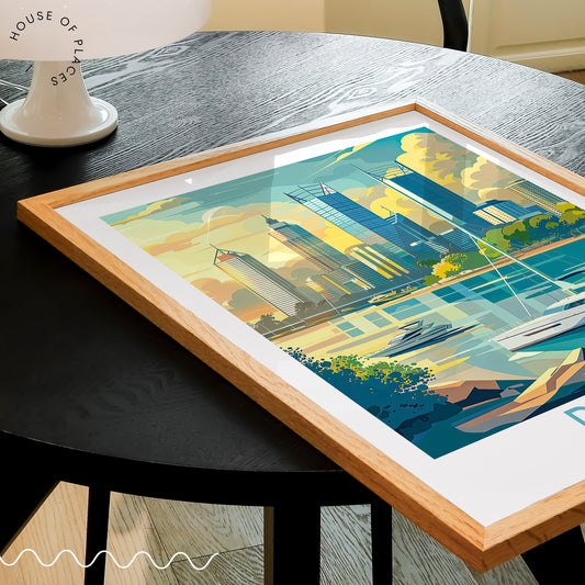 Perth travel poster – view 2
