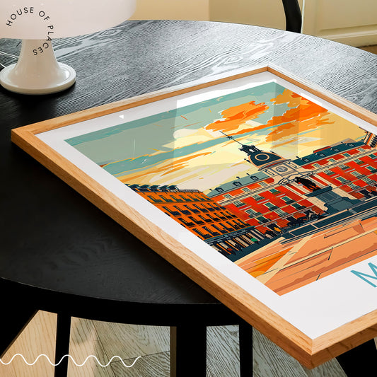 Madrid travel poster – view 2