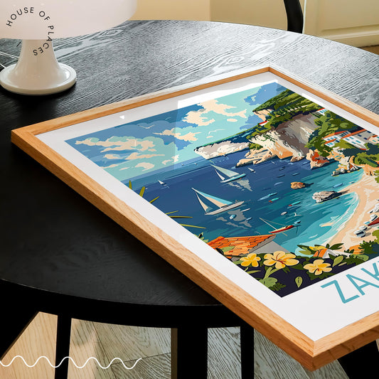 Zakynthos travel poster – view 2