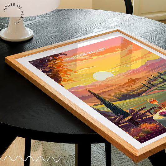 Hunter Valley travel poster – view 2