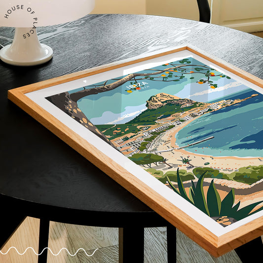 Ibiza travel poster – view 2