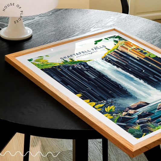 Skaftafell Falls travel poster – view 2