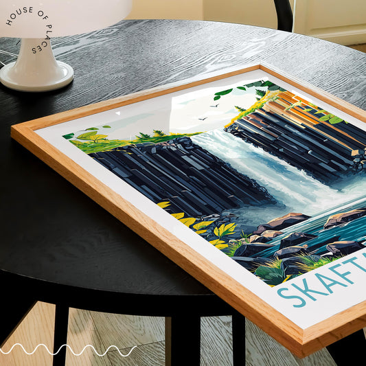 Skaftafell Falls National Park travel poster – view 2