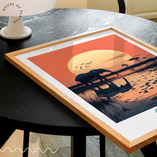 Chobe Botswana National Park travel poster – view 2