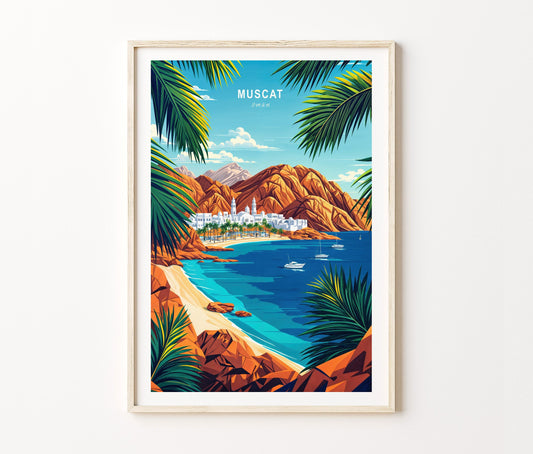 Muscat travel poster – view 2