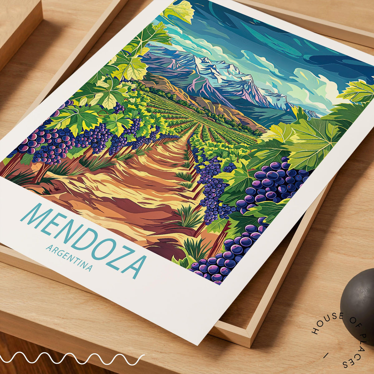 Mendoza Argentine travel poster – view 10