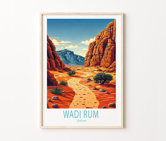 Wadi Rum travel poster – view 2
