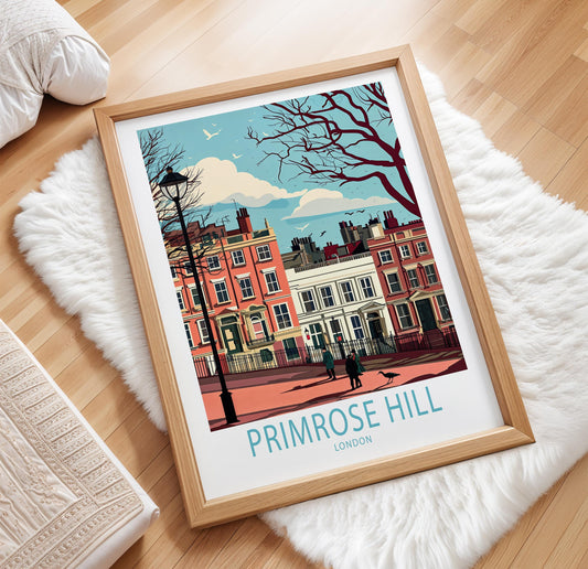 Primrose Hill London travel poster – view 2