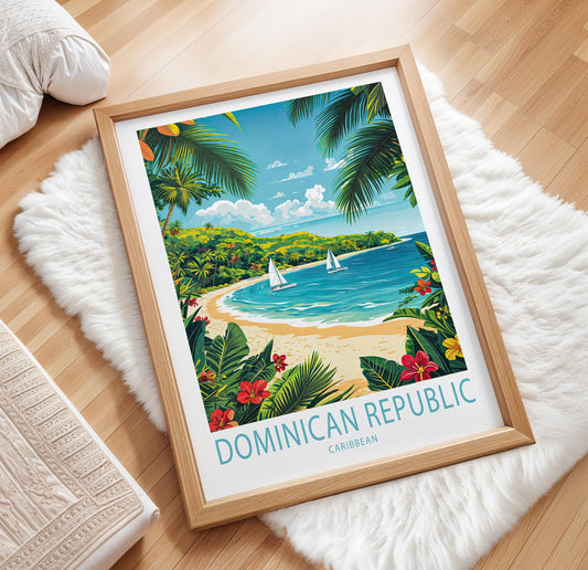 Dominican Republic travel poster – view 2