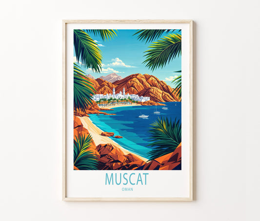 Muscat travel poster – view 2