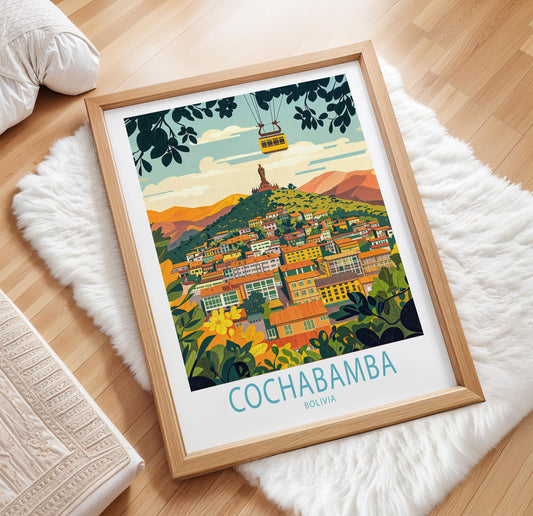 Cochabamba travel poster – view 2