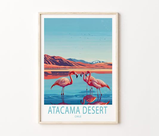 Chile Desert travel poster – view 2