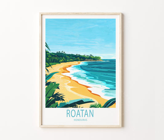 Roatan Island travel poster – view 2