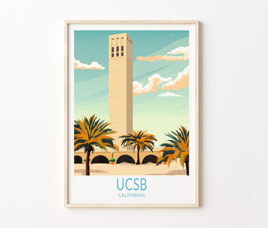 UCSB travel poster – view 2