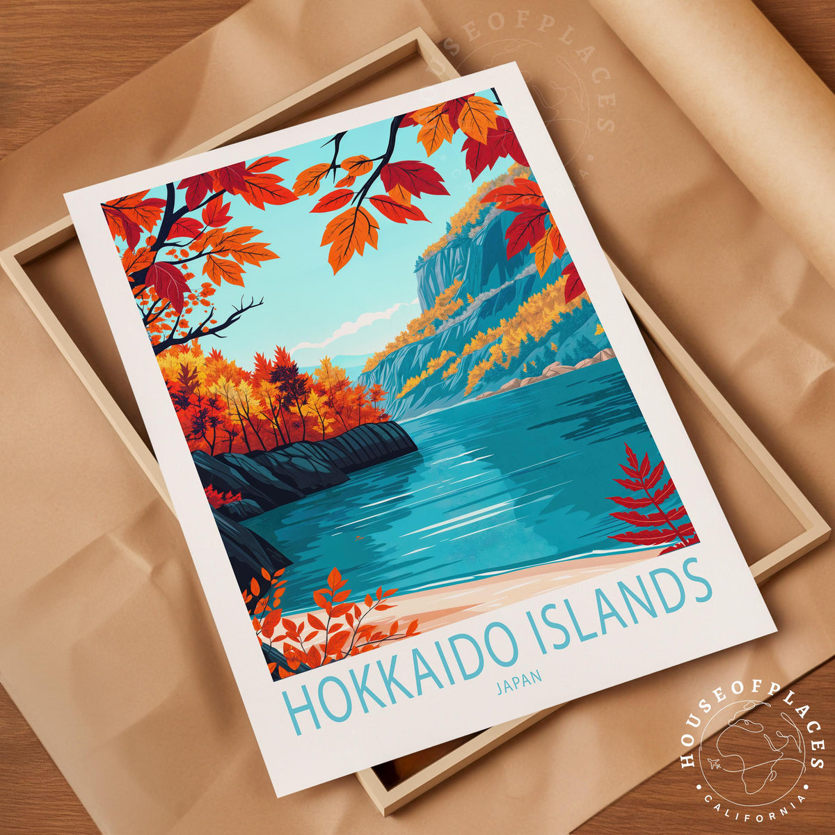 Hokkaido Islands travel poster – view 10