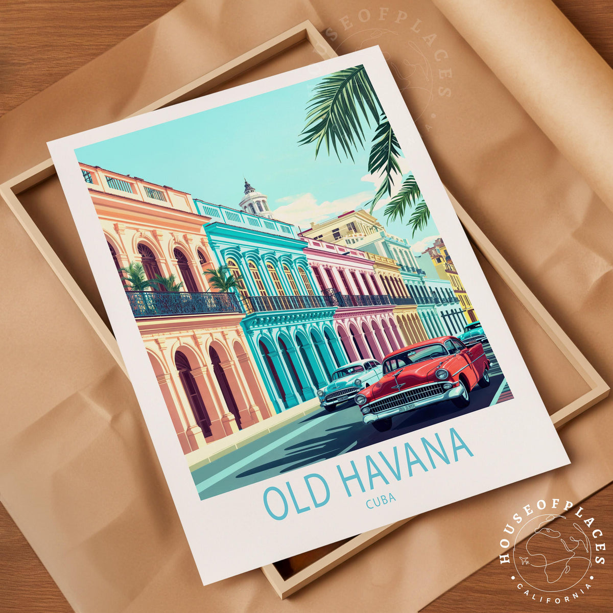 Old Havana City travel poster – view 10