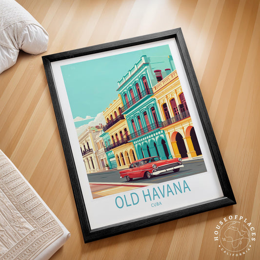 Old Havana travel poster – view 2