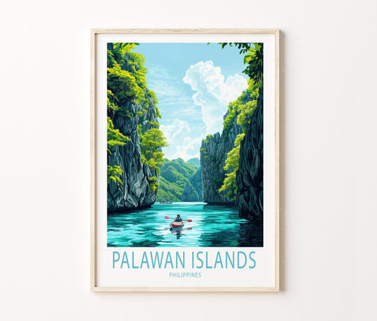 Palawan Islands travel poster – view 2