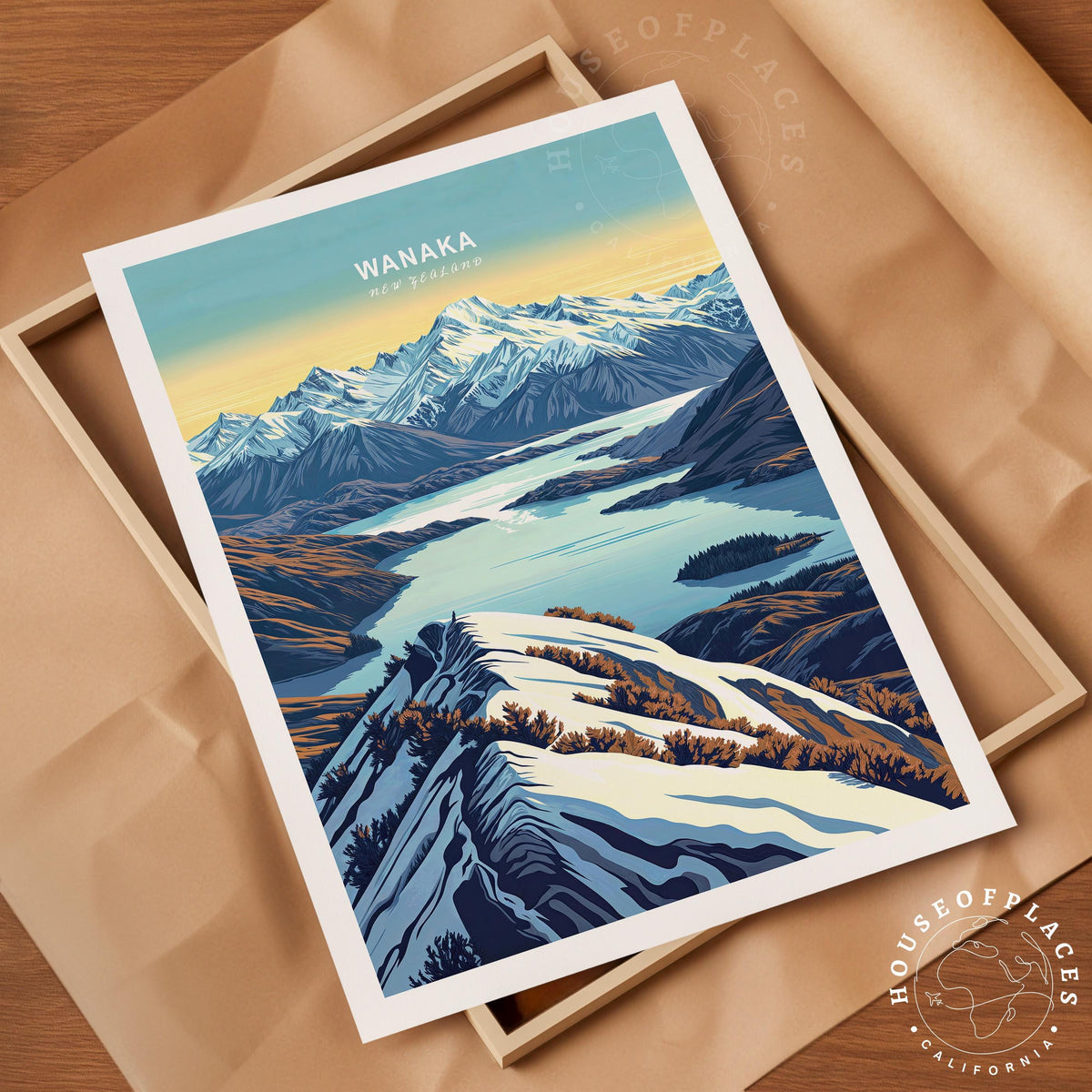 Wanaka travel poster – view 10