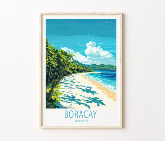 Boracay travel poster – view 2