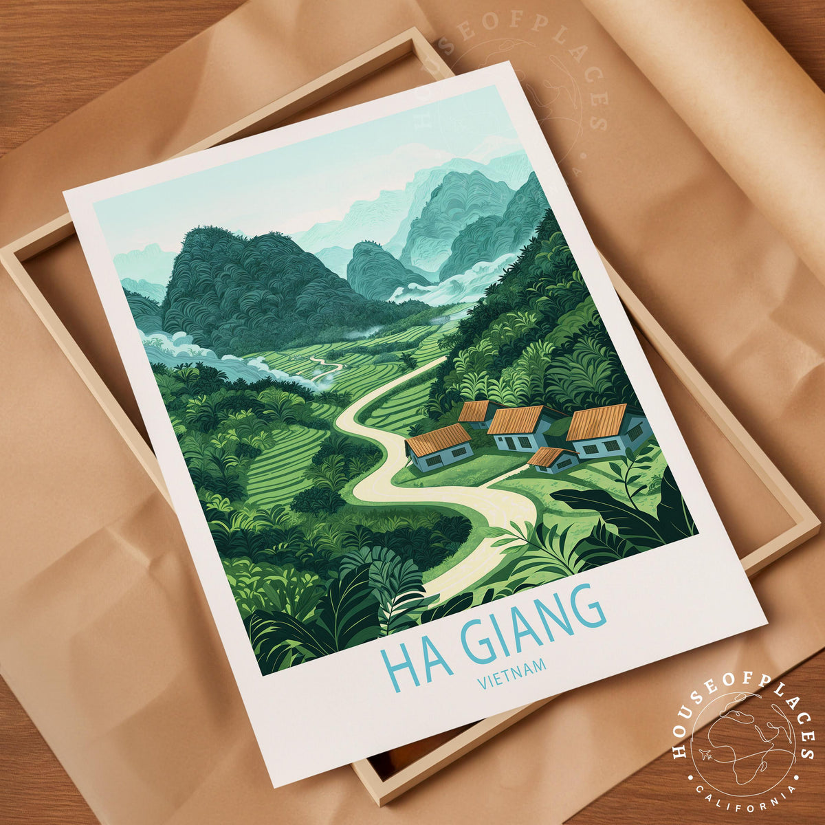 Ha Giang travel poster – view 10