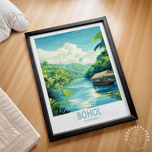 Bohol travel poster – view 2