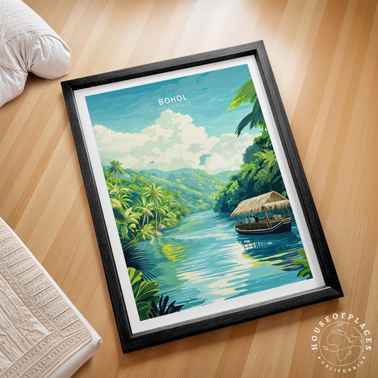 Bohol travel poster – view 2