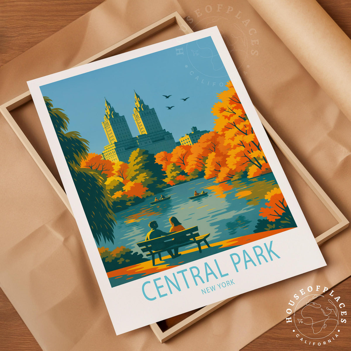 Central Park travel poster – view 10