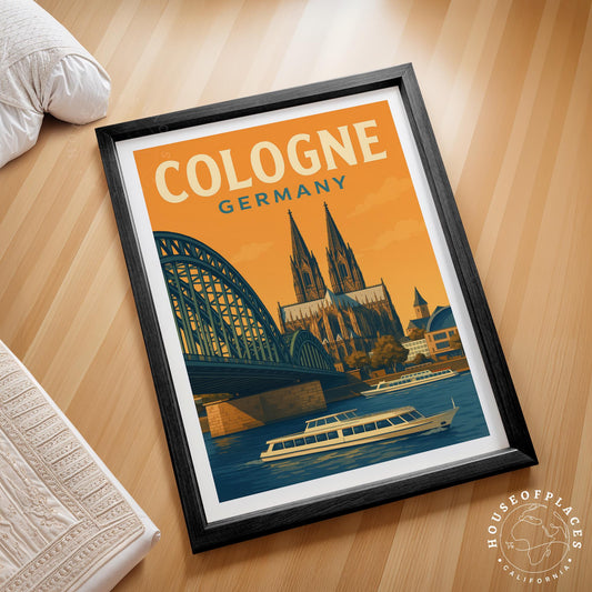 Cologne travel poster – view 2