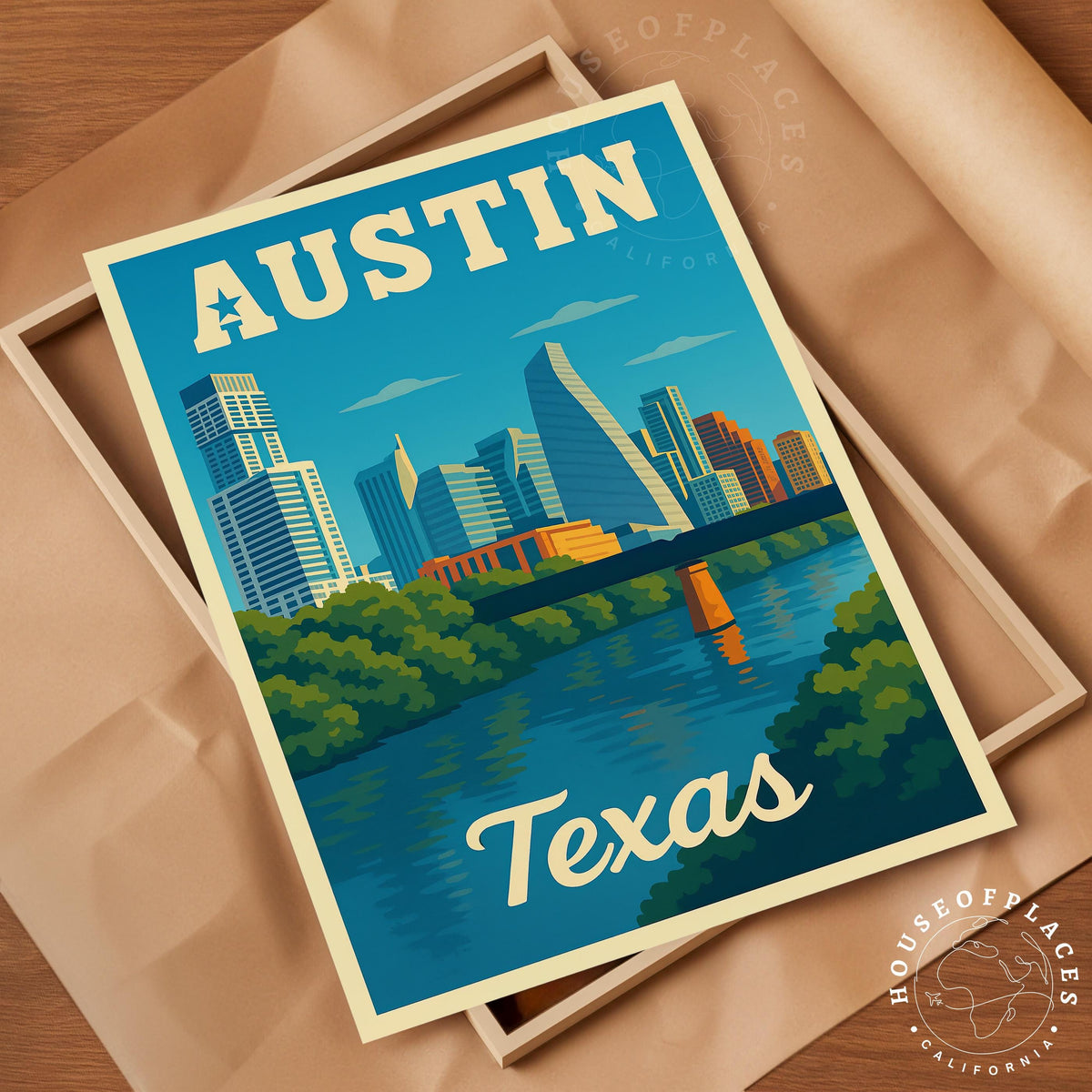 Austin travel poster – view 10