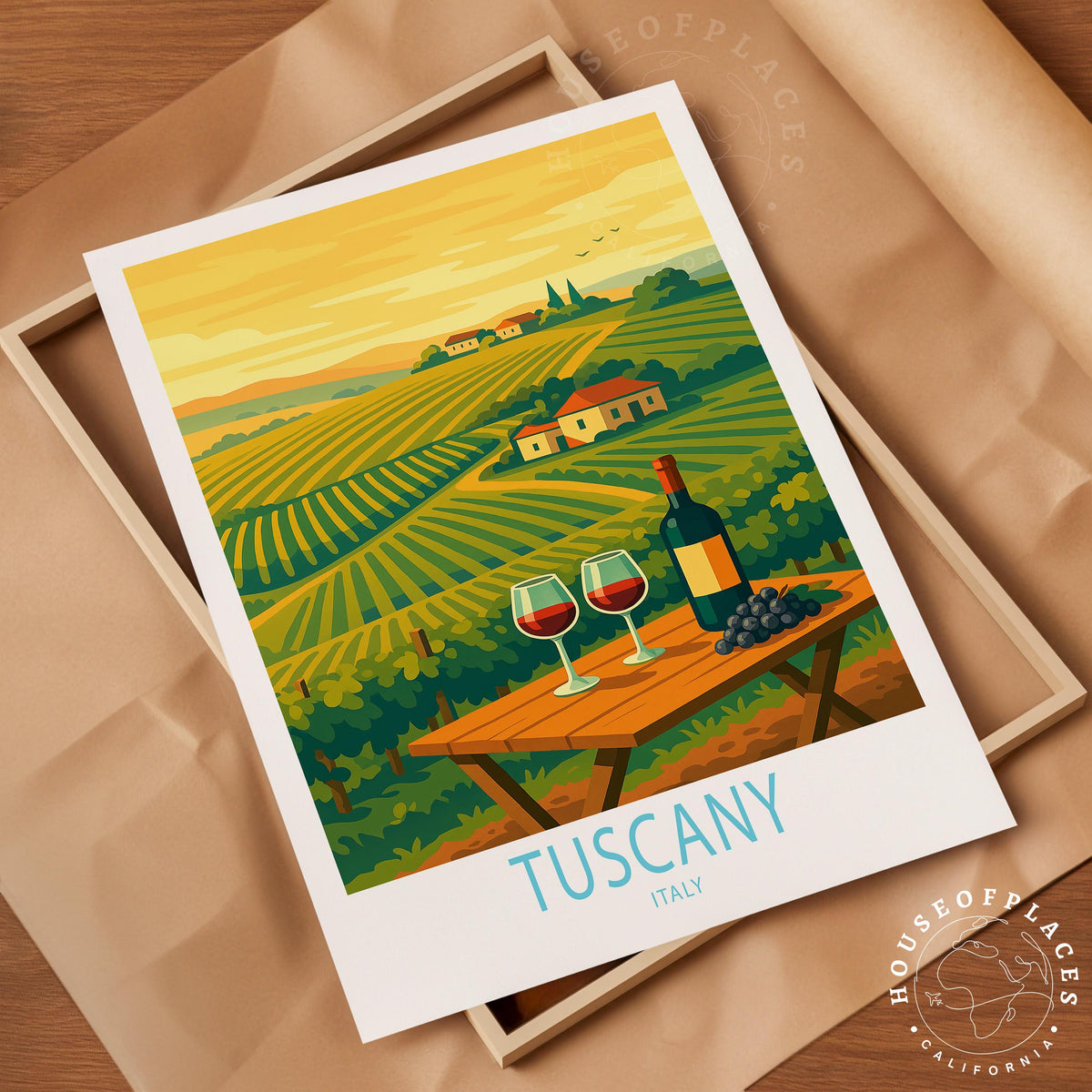 Tuscany travel poster – view 10