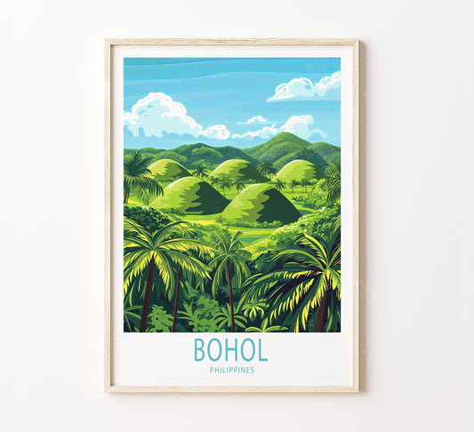 Bohol travel poster – view 2
